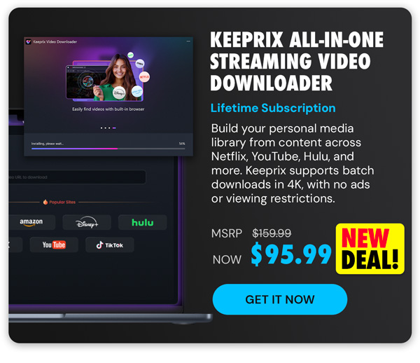 Keeprix All-in-One Streaming Video Downloader: Lifetime Subscription