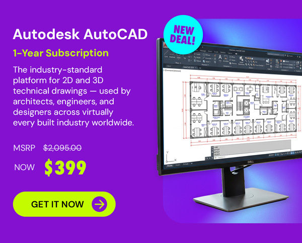 Autodesk AutoCAD: 1-Year Subscription