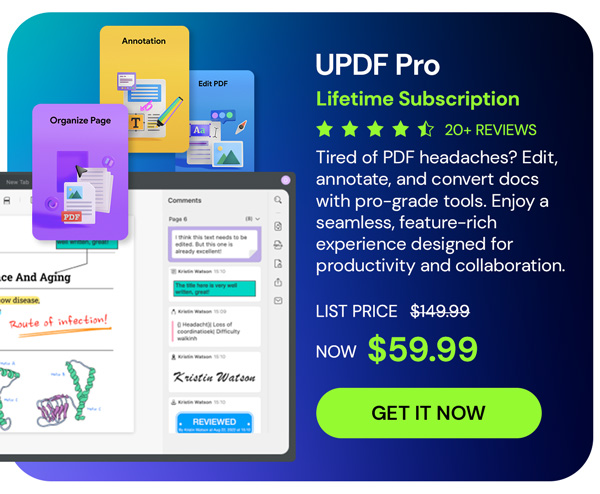 UPDF Pro: Lifetime Subscription