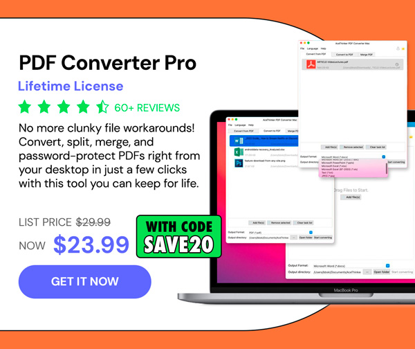 PDF Converter Pro: Lifetime License
