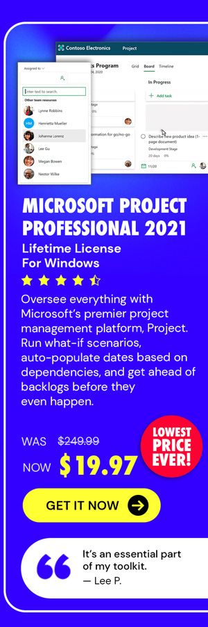 Microsoft Project Professional 2021 for Windows