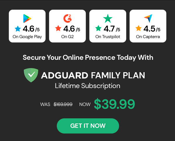 AdGuard Family Plan: Lifetime Subscription