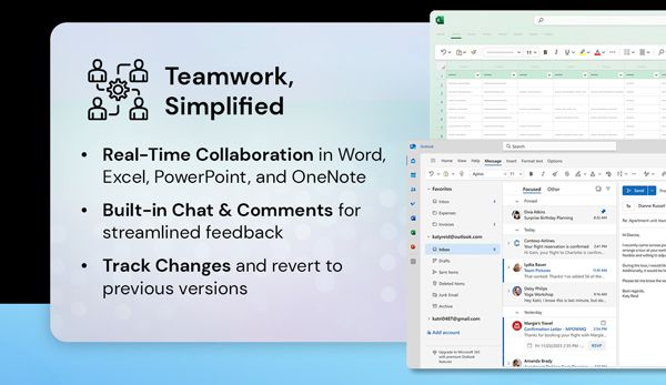 Microsoft Office 2024 for Mac or PC Lifetime License