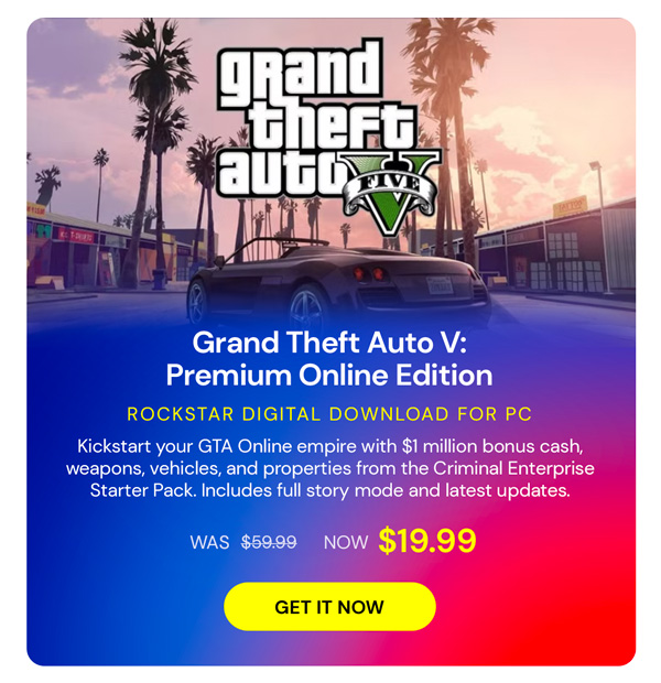 Grand Theft Auto V: Premium Online Edition Rockstar Digital Download