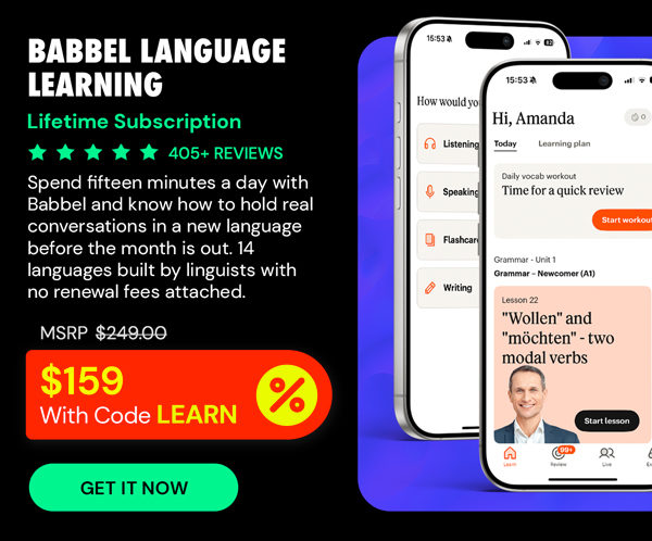 Babbel Language Learning: Lifetime Subscription (All Languages)