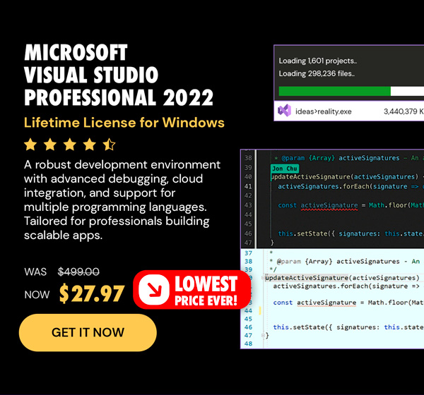 Microsoft Visual Studio Professional 2022 for Windows