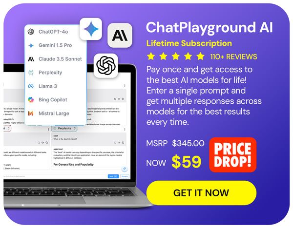 ChatPlayground AI: Lifetime Subscription (Pro Plan)