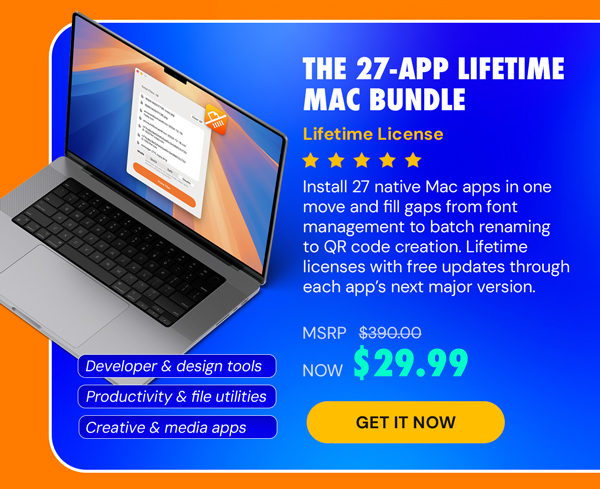 The 27-App Lifetime Mac Bundle