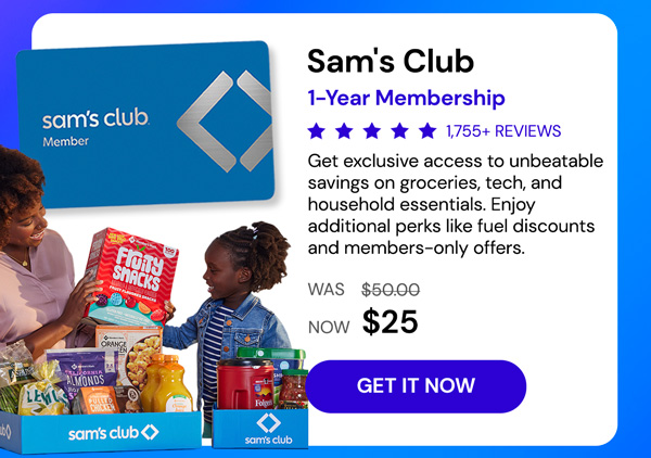 Sam's Club 1-Year Membership with Auto-Renew!