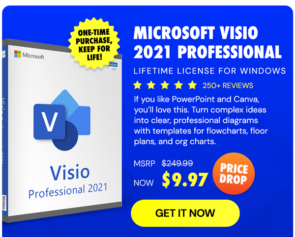 Microsoft Visio 2021 Professional: Lifetime License for Windows