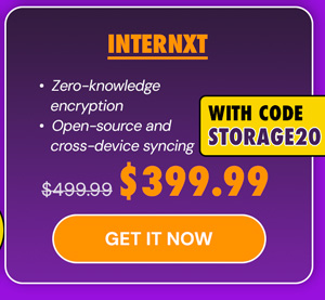 Internxt Cloud Storage Lifetime Subscription (20TB)