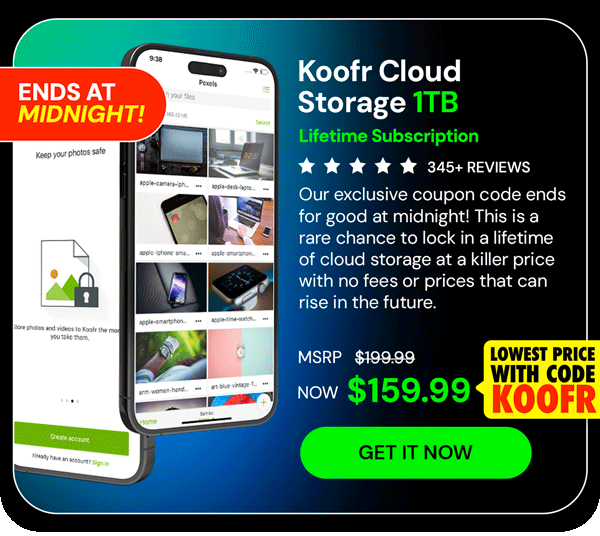 Koofr Cloud Storage: Lifetime Subscription (1TB)