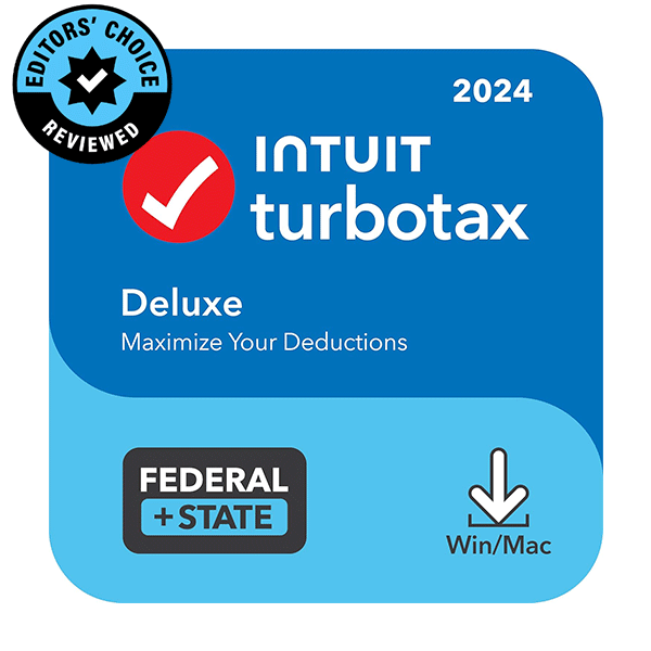 TurboTax Deluxe 2024, Federal & State Tax Return