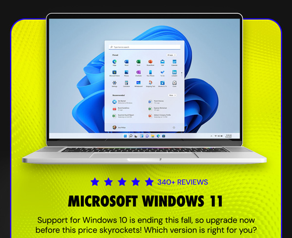 Microsoft Windows 11 Pro or Home