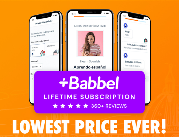 Babbel Language Learning: Lifetime Subscription (All Languages)
