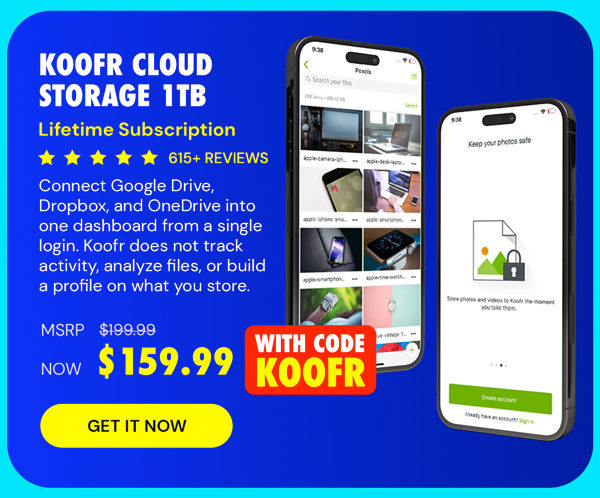 Koofr Cloud Storage: Lifetime Subscription (1TB)