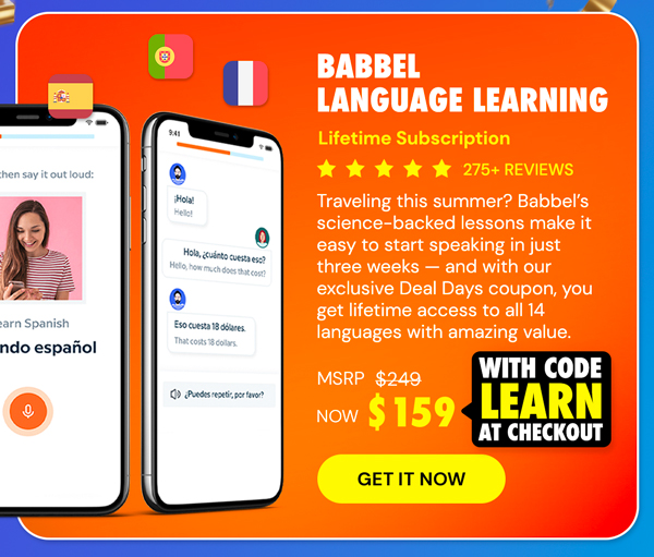 Babbel Language Learning: Lifetime Subscription (All Languages)