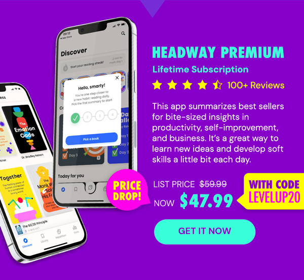 Headway Premium: Lifetime Subscription