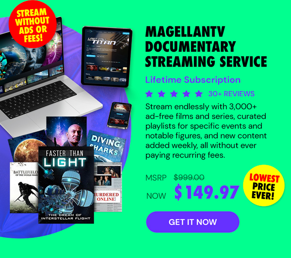MagellanTV Documentary Streaming Service: Lifetime Subscription