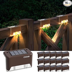 Solar Patio/Stair Lights (16-Pack)