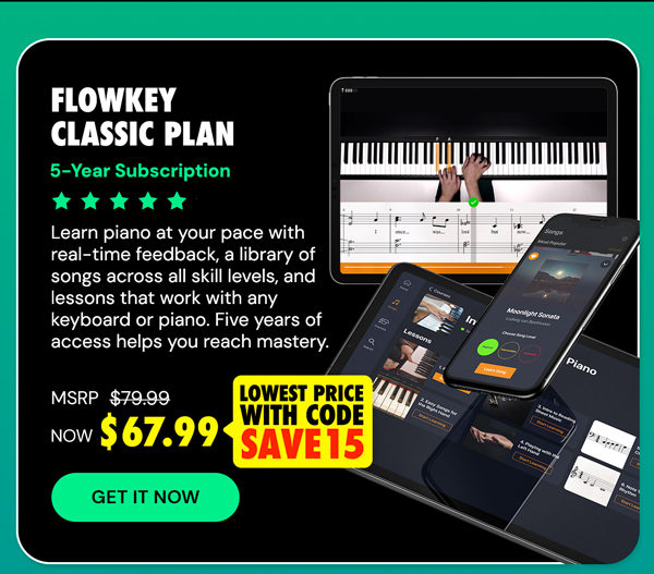 Flowkey Classic Plan: 5-Year Subscription