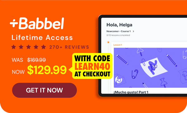 Babbel Language Learning: Lifetime Subscription (All Languages)