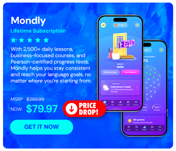 Mondly: Lifetime Subscription (All Languages)