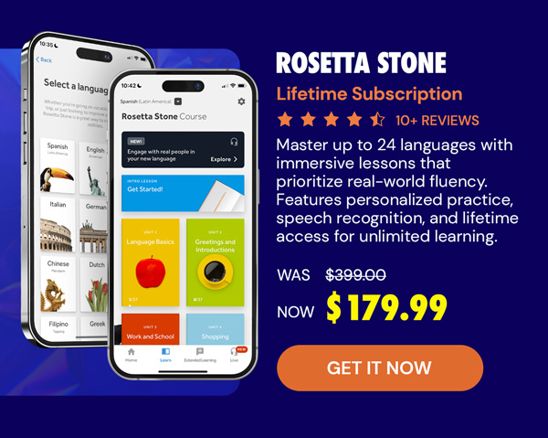 Rosetta Stone: Lifetime Subscription (All Languages)