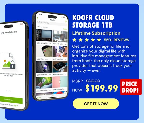 Koofr Cloud Storage: Lifetime Subscription (1TB)