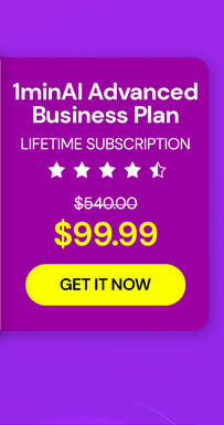 1minAI Advanced Business Plan Lifetime Subscription