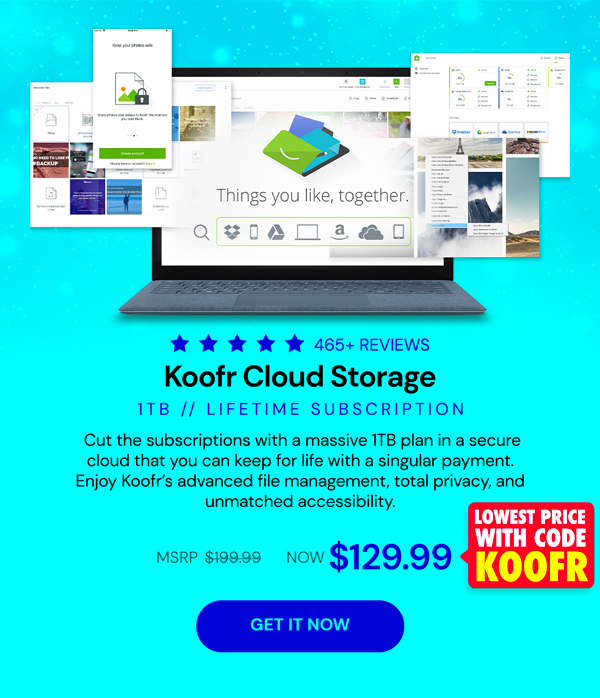 Koofr Cloud Storage: Lifetime Subscription (1TB)