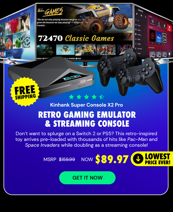 Kinhank Super Console X2 Pro Retro Gaming Emulator & Streaming Console
