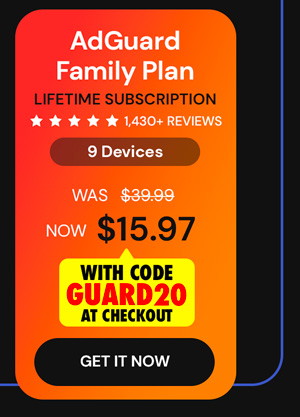 AdGuard Family Plan: Lifetime Subscription