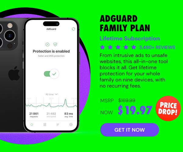 AdGuard Family Plan: Lifetime Subscription