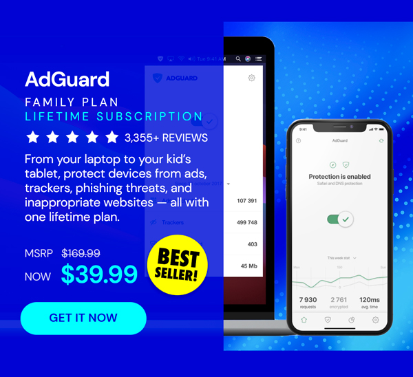 AdGuard VPN: 5-Yr Subscription