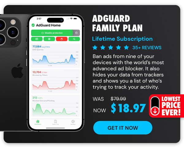 AdGuard Family Plan: Lifetime Subscription