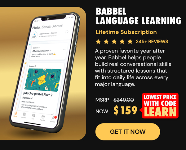 Babbel Language Learning: Lifetime Subscription (All Languages)