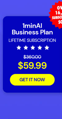 1minAI: Lifetime Subscription (Business Plan)