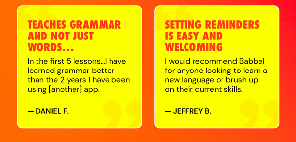 Babbel Language Learning: Lifetime Subscription (All Languages)