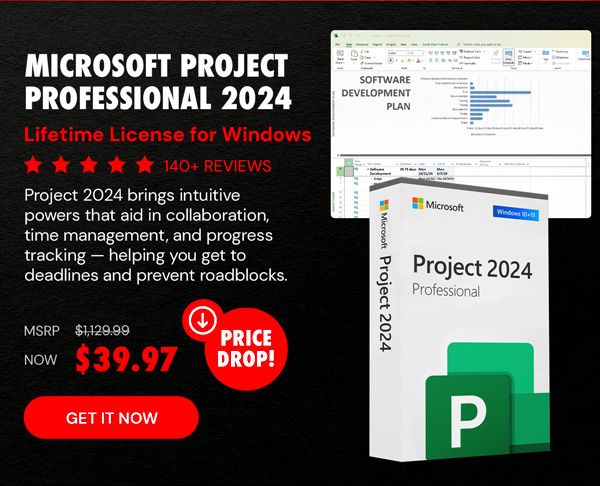 Microsoft Project Professional 2024: Lifetime License for Windows