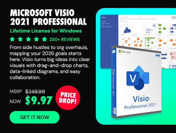 Microsoft Visio 2021 Professional: Lifetime License for Windows