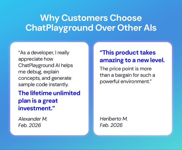 ChatPlayground AI: Lifetime Subscription