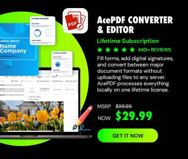 AcePDF Converter & Editor: Lifetime License