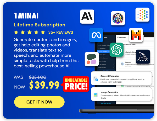 1minAI: Lifetime Subscription