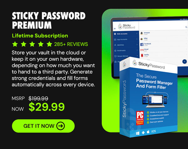 Sticky Password Premium: Lifetime Subscription