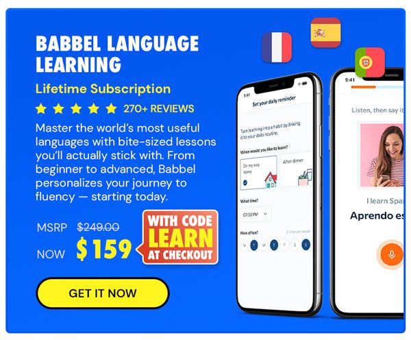 Babbel Language Learning: Lifetime Subscription (All Languages)