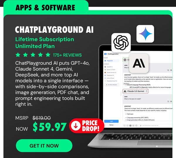 ChatPlayground AI: Lifetime Subscription (Unlimited Plan)