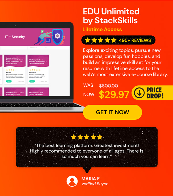 StackSkills Unlimited: Lifetime Access