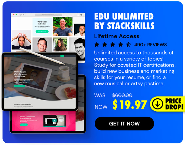 EDU Unlimited by StackSkills: Lifetime Access