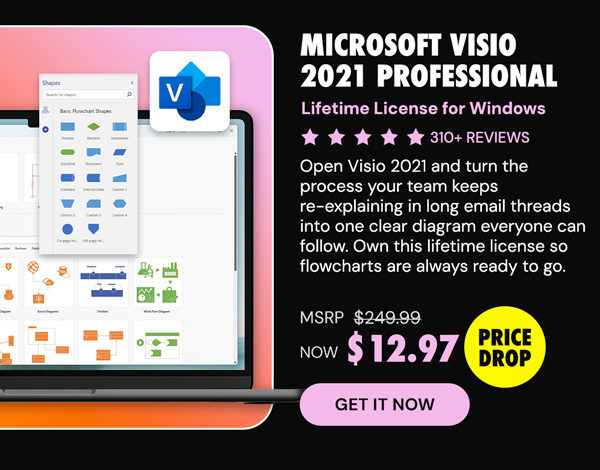 Microsoft Visio 2021 Professional: Lifetime License for Windows